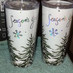 Season's Greetings Tumblers Insulated Hot & Cold Set